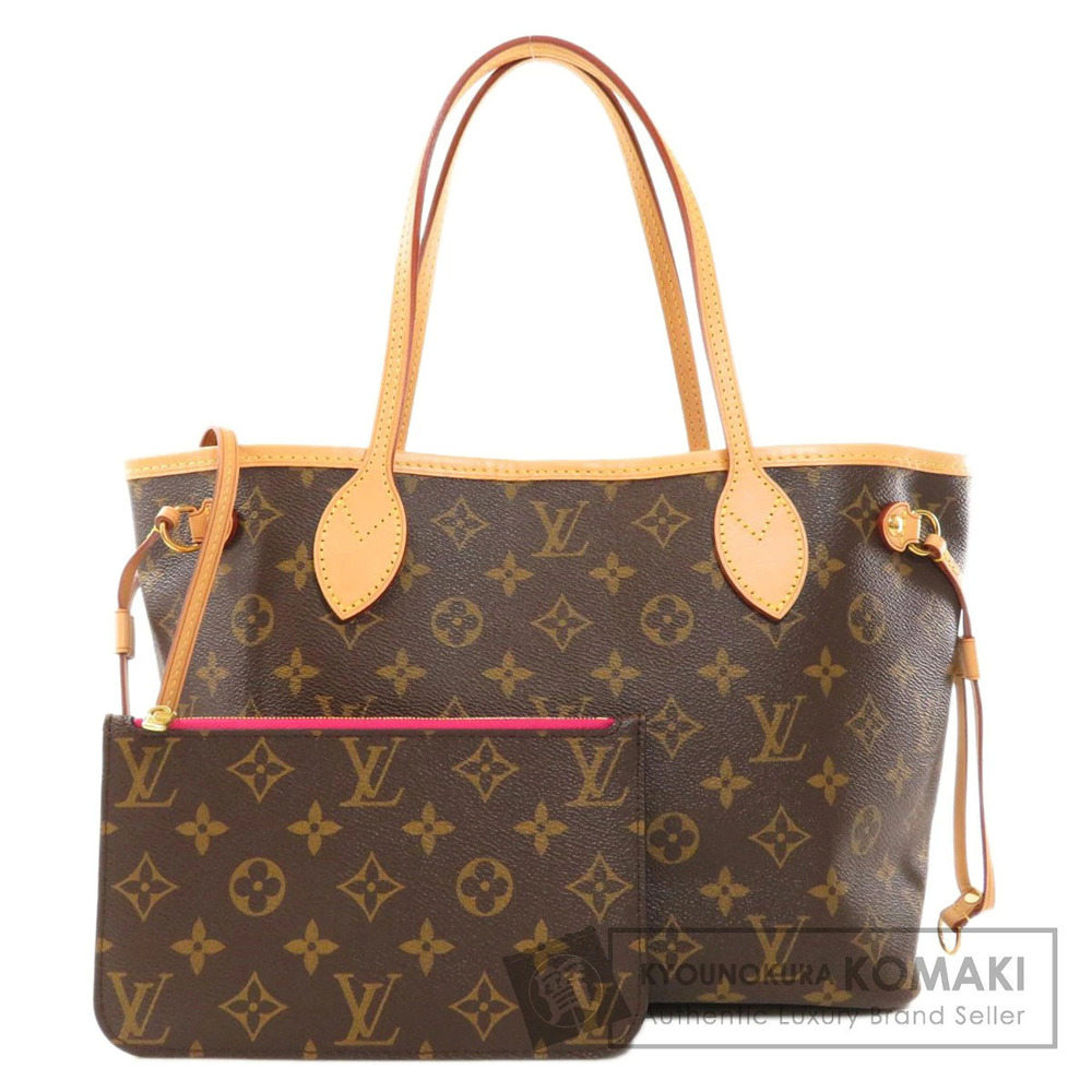 Louis Vuitton Neverfull Tote Bag Monogram Canvas Brown